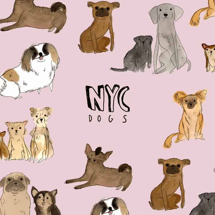 Boogie and Marcelo were featured in an art piece plastered all over New York City! NYC Dogs is a project by artist Andrea Caceres, and shared by Link NYC. 