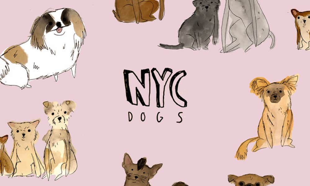 Boogie and Marcelo were featured in an art piece plastered all over New York City! NYC Dogs is a project by artist Andrea Caceres, and shared by Link NYC.