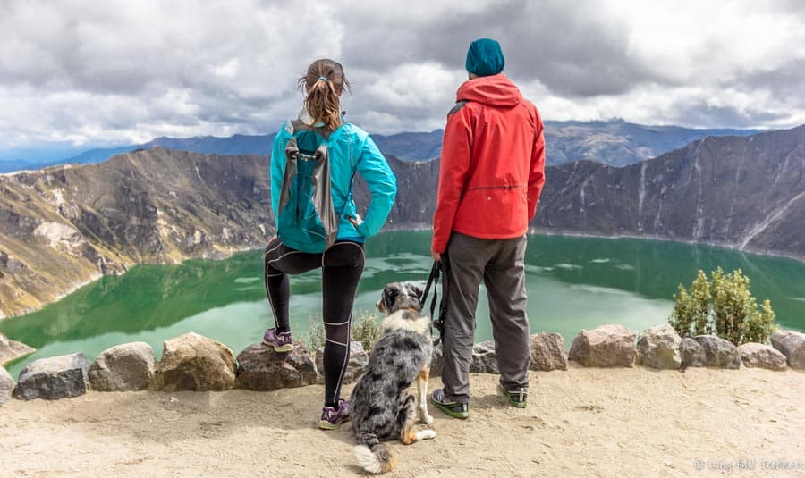 American couple Jen Sotolongo and Dave Hoch, known as Long Haul Trekkers, share how they travel with two large dogs and stay active on the road. 