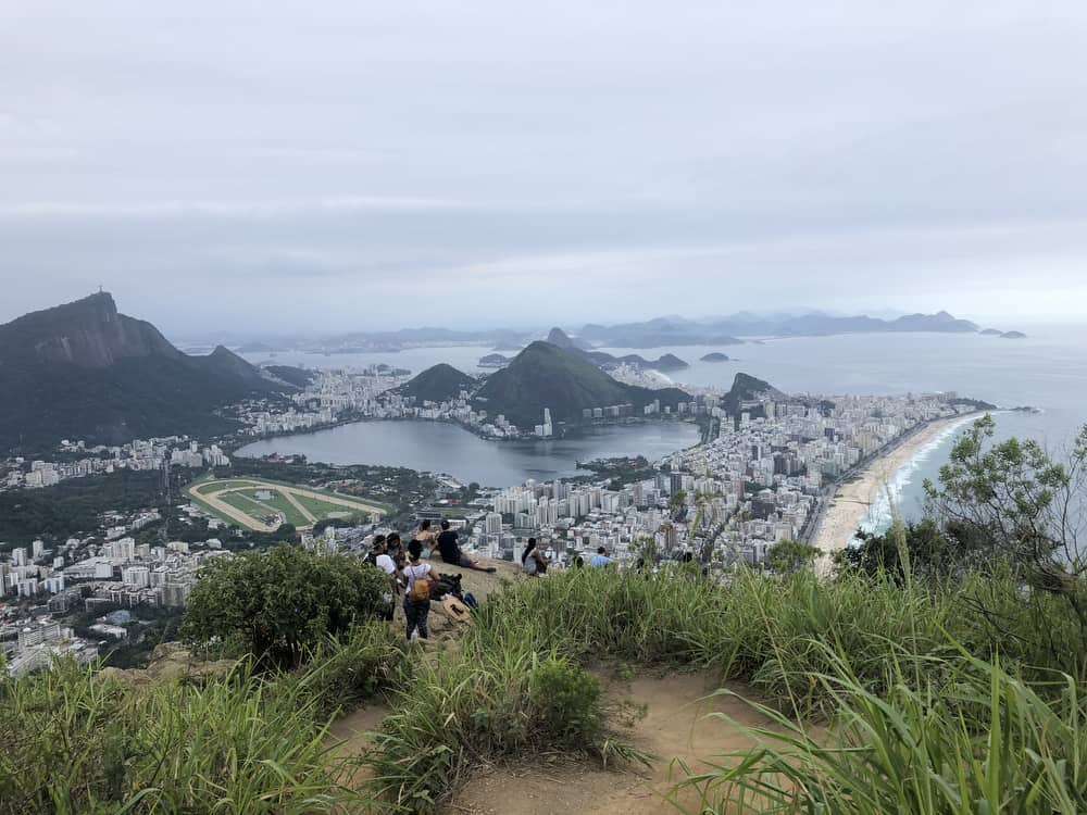 The top of Morro Dois Irmãos.