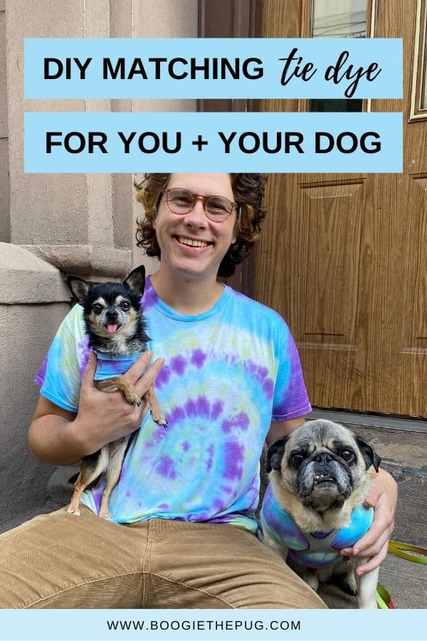 Once summer rolls around, it's time to bust out the tie dye. Here's how to tie dye matching outfits for you and your dog. 