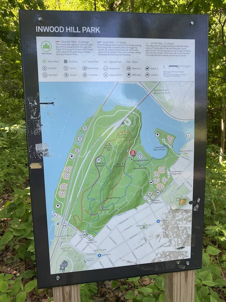 Inwood Hill Park Map